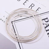 925 Sterling Silver 1M Long Beading Wire Cord String for DIY Jewelry Making
