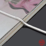 925 Sterling Silver Snake Chain Necklace For Men Women