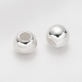 925 Silver Round Ball Spacer Bead DIY Jewelry Making