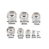 925 Silver Round Ball Spacer Bead DIY Jewelry Making