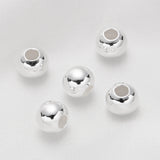 925 Silver Round Ball Spacer Bead DIY Jewelry Making