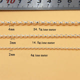 925 Silver O Chain DIY Bracelet Necklace Making Fine Jewelry Finding