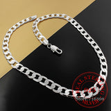 925 Sterling Silver 20/24 10mm Chain Necklace Wedding Party Jewelry