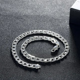 925 Sterling Silver 20/24 10mm Chain Necklace Wedding Party Jewelry