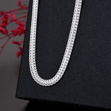 925 Sterling Silver 20 Inch Snake Men's Link Chain Necklace
