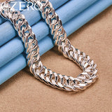 925 Silver 20" 10MM Chain Necklace Wedding Jewelry Gift