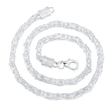 925 Silver 20" Chain Necklace Men Women Jewelry Gift