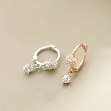 925 Silver Hollow Tassel Earrings