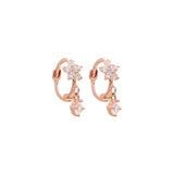 925 Silver Hollow Tassel Earrings