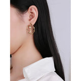 925 Silver Sun Moon Star Earrings Female Versatile Earrings