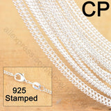 925 Silver 20PCS 18 Inches Necklaces Fine Jewelry Findings For Pendant Sets