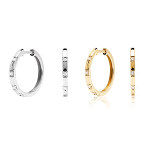 925 Silver 20mm CZ French Hoop Earring Clasps for DIY Jewelry Making