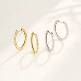 925 Silver 20mm CZ French Hoop Earring Clasps for DIY Jewelry Making