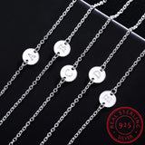 925 Silver Zircon Initial Charm Bracelet for Women