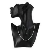 925 Silver 2mm Rope Chain Necklace 16-30 Inch