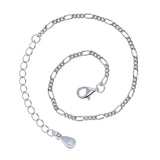 925 Silver 2mm Chain Bracelet Women Cuban Link Silver Bracelets