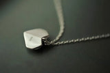 925 Silver 3D Heart Necklaces & Pendants Women High Sterling-silver-jewelry