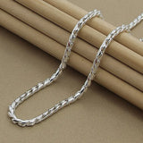 925 Silver 3mm Snake Chain Necklace Wedding Gift
