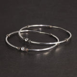 925 Sterling Silver 40mm Big Circle Hoop Earring Punk Style Round Earrings