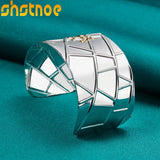 925 Sterling Silver 40mm Spider Bangle Bracelet Engagement Wedding Jewelry