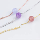 925 Silver Box Chain Necklace Women DIY Jewelry 18k Clasps