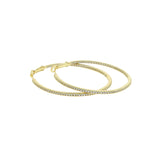925 Sterling Silver Thin Huggie Hoop Earrings CZ Women Jewelry