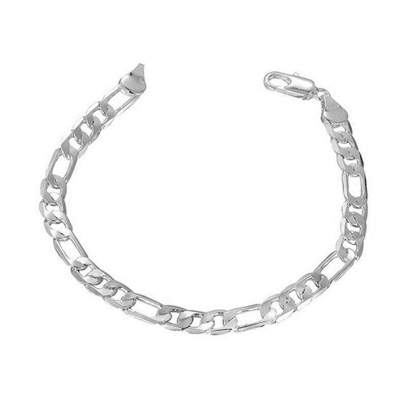 925 Silver 4mm/6mm Bracelet Wedding Engagement Party Jewelry