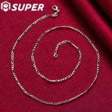 925 Silver Chain Necklace 16-30 Inch