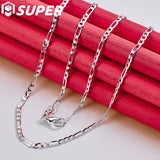 925 Silver Chain Necklace 16-30 Inch