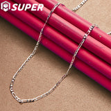 925 Silver Chain Necklace 16-30 Inch
