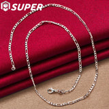 925 Silver Chain Necklace 16-30 Inch