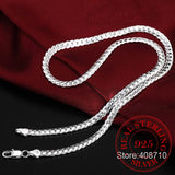 925 Sterling Silver 5MM Sideways Necklace Charm for Wedding Jewelry