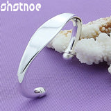 925 Silver 5mm Open Bangle Bracelet Wedding Jewelry