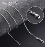 925 Sterling Silver 5pcs 18'' Fine Chain Necklaces For Women