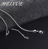925 Sterling Silver 5pcs 18'' Fine Chain Necklaces For Women