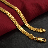 925 Sterling Silver 6MM Chain Necklace For Wedding