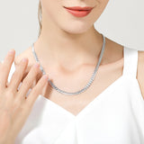 925 Sterling Silver 6MM Chain Necklace For Wedding