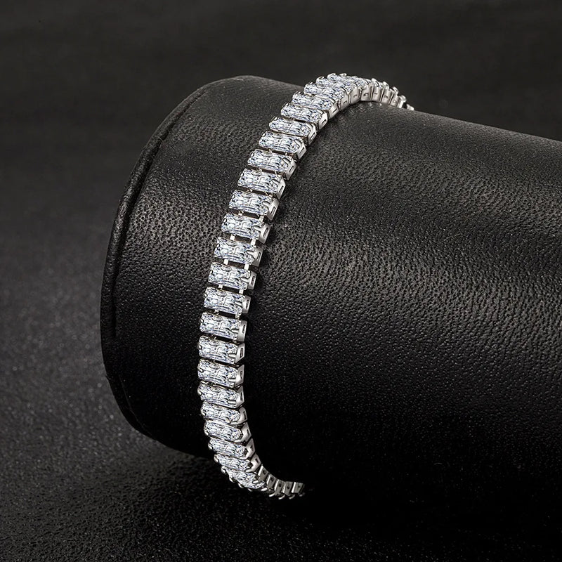 925 Silver 6mm CZ Tennis Bracelet for Women