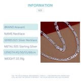 925 Sterling Silver 6mm Chain Necklace Men Women