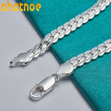 925 Silver 6mm Chain Bracelet Wedding Gift
