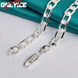 925 Sterling Silver 8mm Round Chain 16-24 Inch Party Jewelry