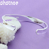 925 Silver 8mm Round Bracelet for Women Wedding Party Gift