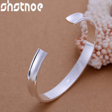 925 Silver 8mm Round Bracelet for Women Wedding Party Gift