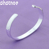 925 Silver 8mm Round Bracelet for Women Wedding Party Gift
