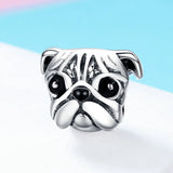 925 Silver Poodle & French Bulldog Charm for BISAER Bracelet