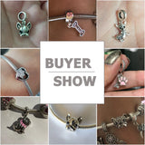 925 Silver Poodle & French Bulldog Charm for BISAER Bracelet