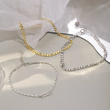 925 Silver Adjustable Bracelet Women Rainbow Dog Bead Chain Hand Jewelry
