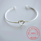 925 Silver Heart Charm Bracelet for Women Wedding Gift