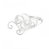 925 Silver Adjustable Ring Base for 11X12.5mm Oval Gemstone Setting