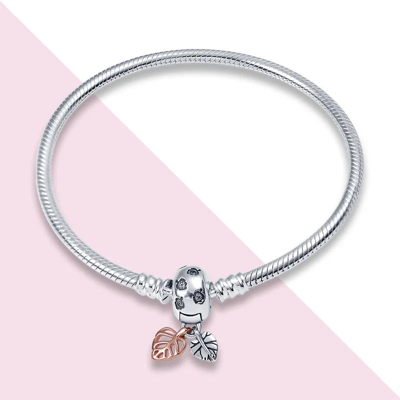 925 Silver Bracelets for Hot Charms Women's Jewelry